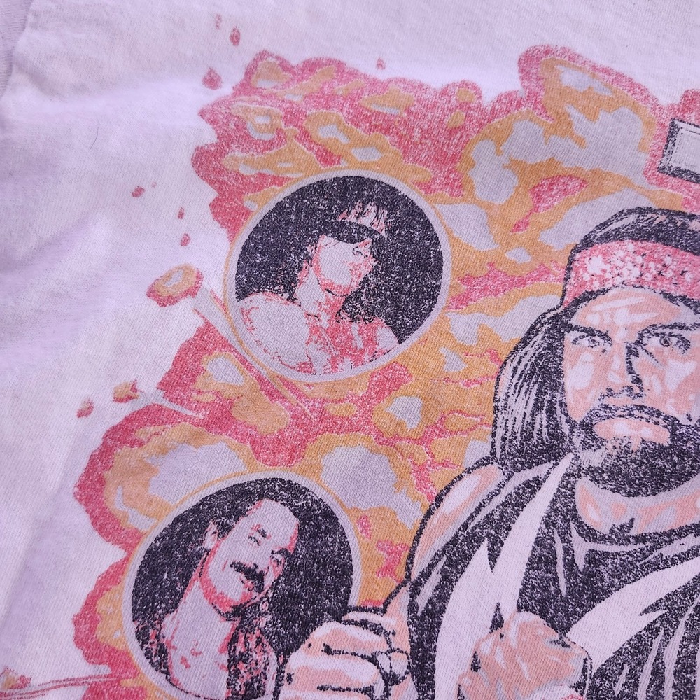 WWE Randy Macho Man Savage T-Shirt Small White WrestleMania V Retro Graphic Tee - Picture 4 of 12